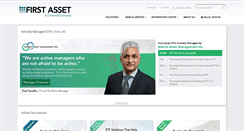 Desktop Screenshot of firstasset.com