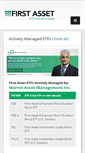 Mobile Screenshot of firstasset.com